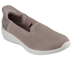 Skechers Womens Arya Skip-In Shoes In Taupe