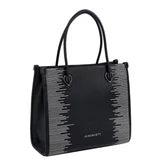 Jo Borkett Teardrop Medium Shopper Black - One Size