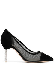 Sophia Webster Womens Jasmine Crystal Heels In Black