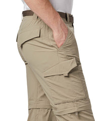 Columbia Mens Silver Ridge Convertible Pants In Beige