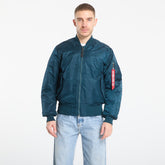 Alpha Industries Mens Ma-1 Classic Jacket In Denim Blue