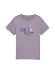 Puma Ess Graphic Kids Tee G Plum