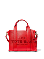Marc Jacobs Womens The Leather Mini Tote Bag In Red
