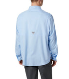 Columbia Mens Tamiami II Shirt In Light Blue