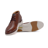 Forsheim Men Lauch Chukka Leather Shoes In Cognac