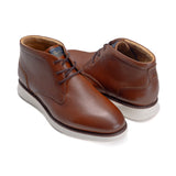 Forsheim Men Lauch Chukka Leather Shoes In Cognac