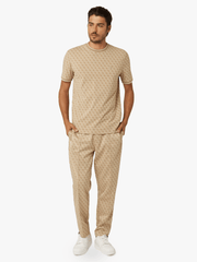 Guess Mens Marshall T-Shirt Beige