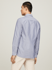 Tommy Hilfiger Solid Heritage Oxford Rf Shirt Blue