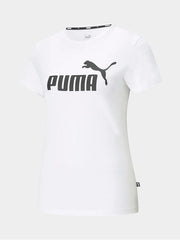 Puma White Essential No. 1 Logo Tee