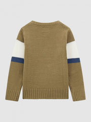 Guess N4Br02Z32N Kids Ls Sweater Brown Multi