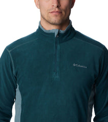 Columbia Mens Klamath Range II Half Zip Jacket In Green
