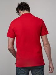 Polo Mens Stretch Pique Ss Golfer Red