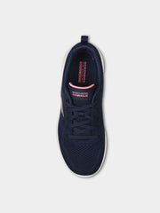 Skechers 124640 Womens Go Walk Joy Shoes Navy Pink