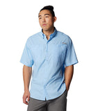 Columbia Mens Tamiami Ii Shirt In Powder Blue