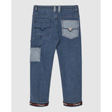Guess Boys 2B Comfort Oversized Jeans In Denim Blue
