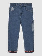 Guess Boys 2B Comfort Oversized Jeans In Denim Blue