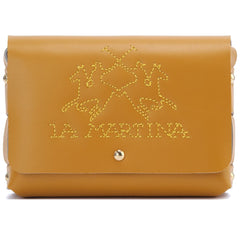 La Martina Principe Flaminia Small Crossbody Bag In Yellow