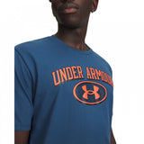 Under Armour M Wm Locker Tag Ss Blue