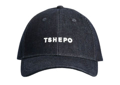 Tshepo Jeans Mens Wordmark Caps In Indigo