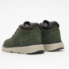 Hush Puppies Mens Olive Arlo Cow Nubuck Shoe