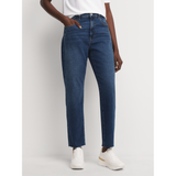 Guess High Rise Mom Jean Medium Wash