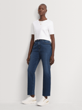Guess High Rise Mom Jean Medium Wash