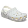 Crocs Girls Glow Crackle Clog Shoes In Off White