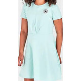 Converse Girls Twist Front Dress W/Head In Light Dew