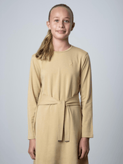 Polo 0055037 Emily Belted Ls Dress Stone