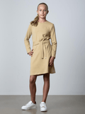 Polo 0055037 Emily Belted Ls Dress Stone