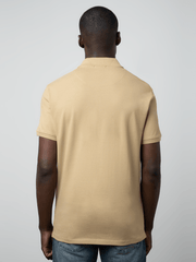 Polo Mens Essential Pique Ss Golfer Stone