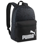Puma Unisex Adults Phase Aop Backpack In Black/Blocks AOP