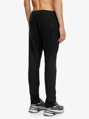 Diesel Mens D-Krooley-B Black Sweat Jogg Jean
