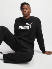 Puma 68936001 Mens Ess No.1 Logo Crew Fl sweater Black
