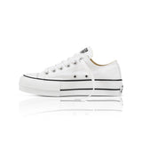 Converse Womens Ctas Lift Low Canvas White Sneaker