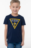 Guess Boys T-Shirt In Navy