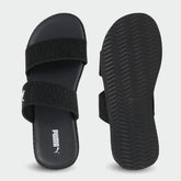 Puma Womens Gracecat Double Strap Sandals In Black