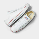 Converse Unisex All Star Lo White Leather Shoes