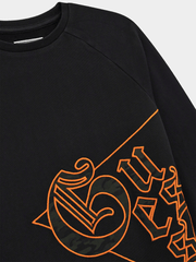 Guess Kids Black Gmt Ls Active Top