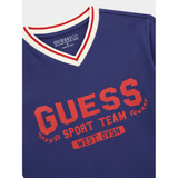 Guess Kids Navy Oversized Ss Vneck T-Shirt