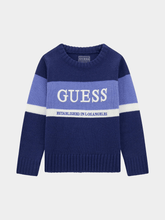 Guess L4Br02Z32N0 Kids Ls Sweater Blue Multi