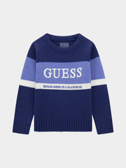 Guess L4Br02Z32N0 Kids Ls Sweater Blue Multi