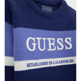 Guess L4Br02Z32N0 Kids Ls Sweater Blue Multi