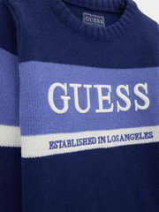 Guess L4Br02Z32N0 Kids Ls Sweater Blue Multi