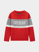 Guess N4Br02Z32N Kids Ls Sweater Red Multi