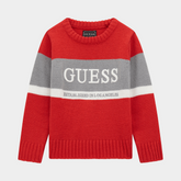 Guess N4Br02Z32N Kids Ls Sweater Red Multi