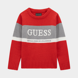 Guess N4Br02Z32N Kids Ls Sweater Red Multi