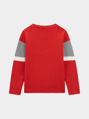 Guess N4Br02Z32N Kids Ls Sweater Red Multi