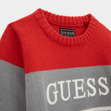 Guess N4Br02Z32N Kids Ls Sweater Red Multi