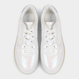 Sissy Boy Ladies Metallic White sneaker